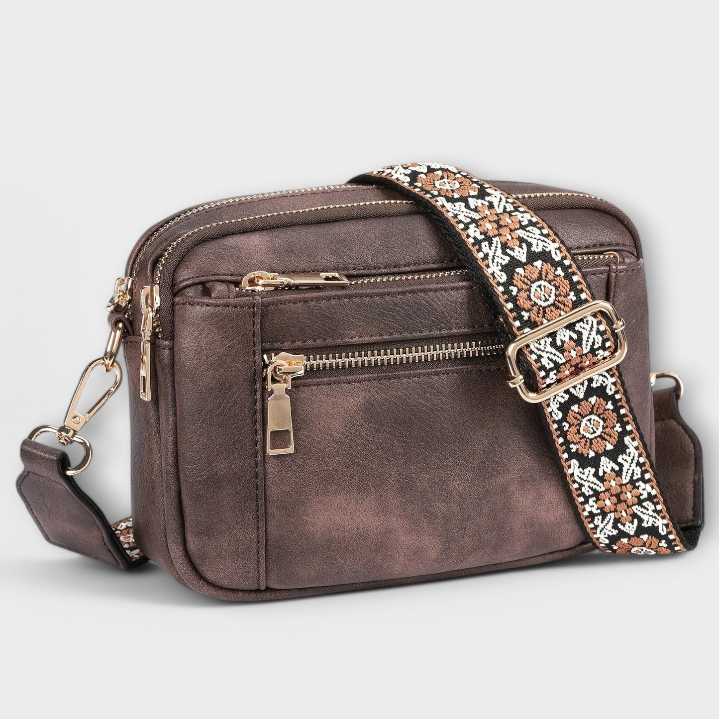 Kronenberg. - Crossbody Tasche aus veganem Leder