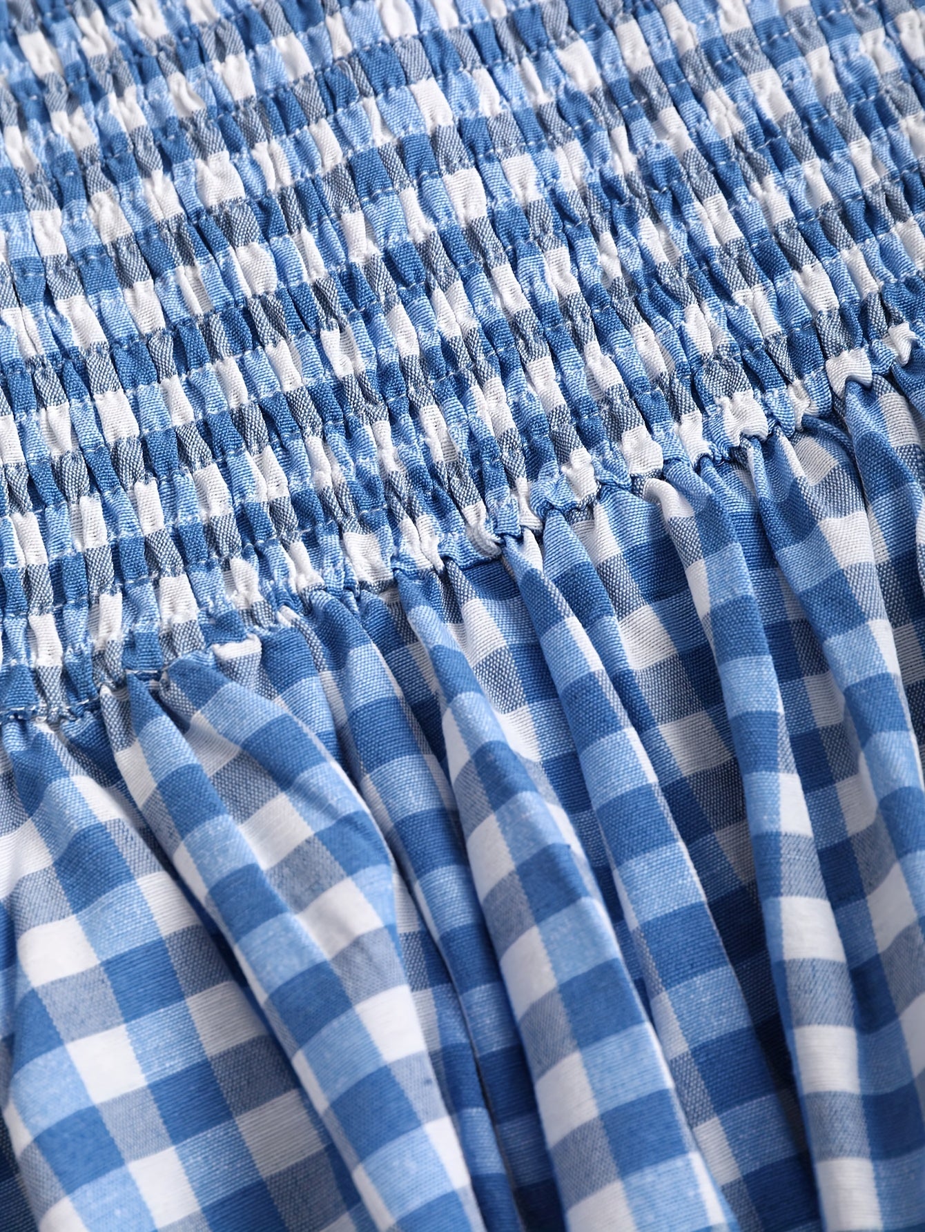 Oktoberfest Dirndl-Kleid – Kariert in Blau oder Rot
