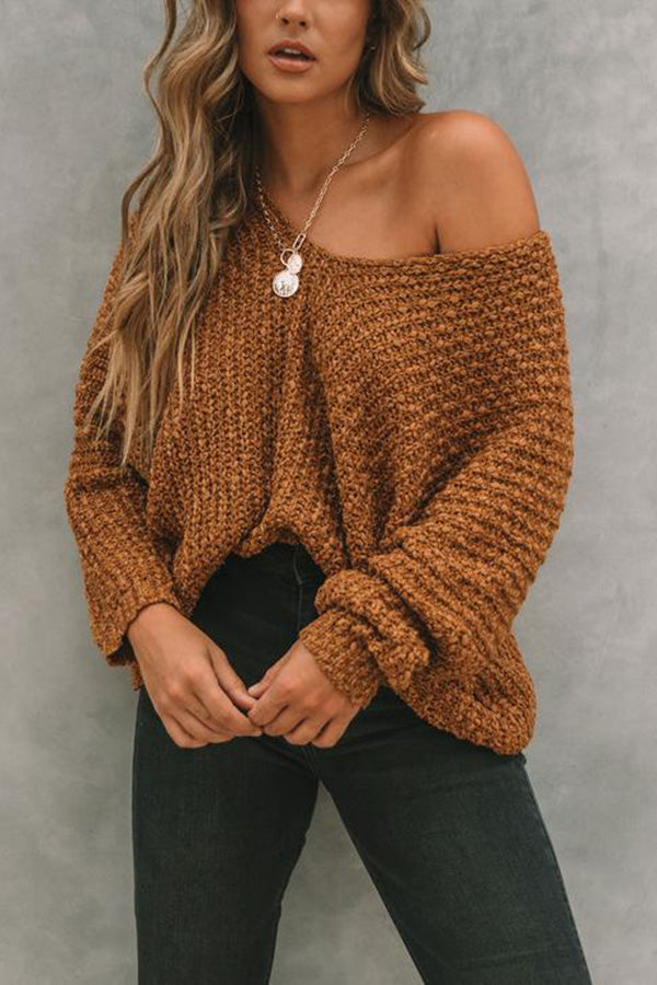 Yara™ | Eleganter Off-Shoulder Pullover