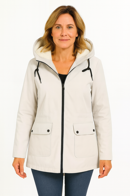 Aurora Luxe Parka – Damenjacke mit warmer Fellfütterung