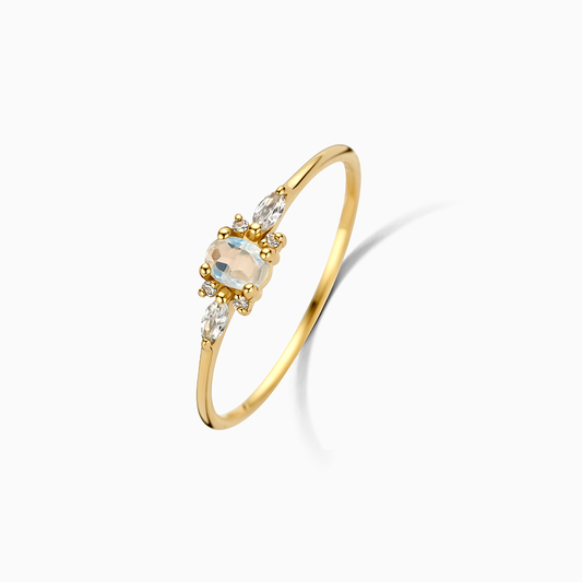 lila diamanten ring