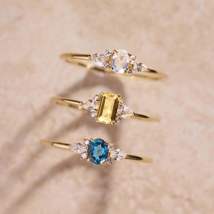lila diamanten ring