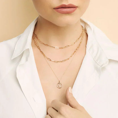 18K goldene Sternzeichen Kette
