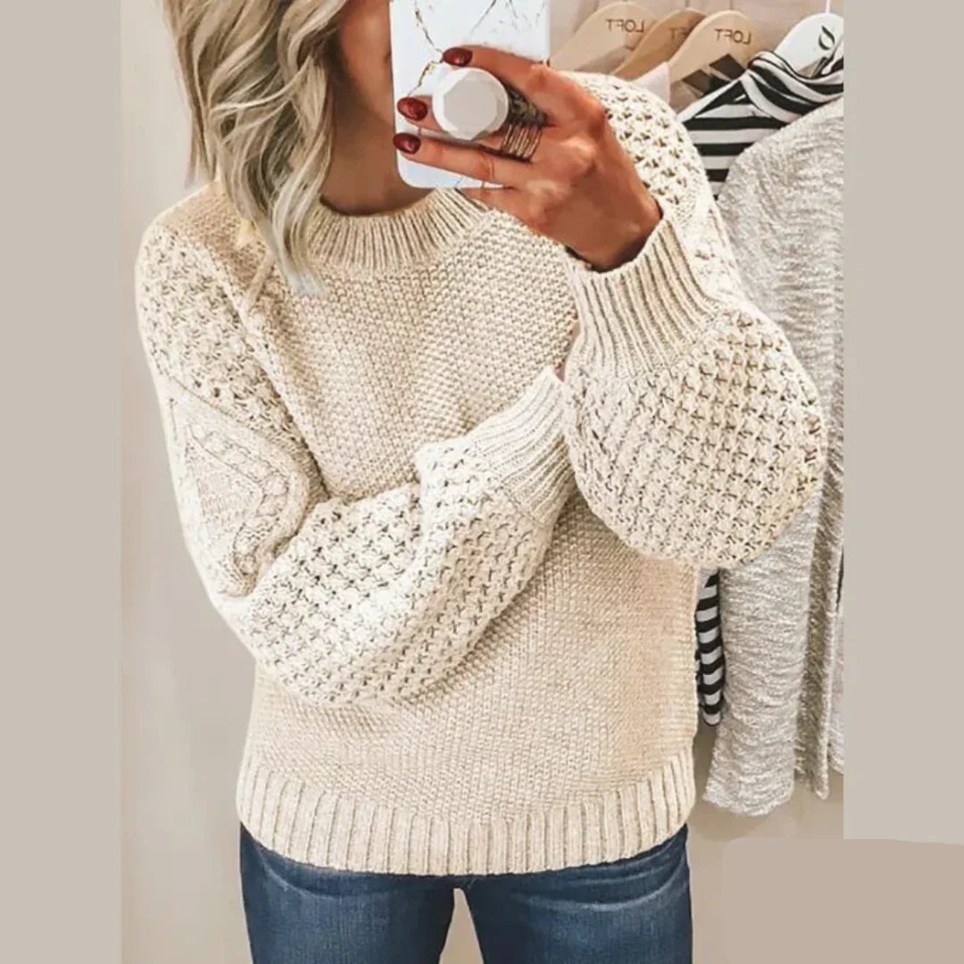 Ziva™ | Zeitloser Strickpullover