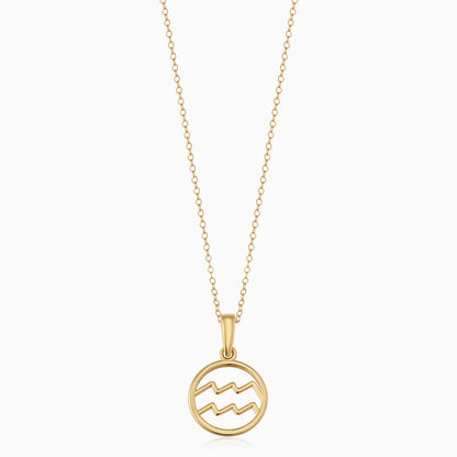 18K goldene Sternzeichen Kette