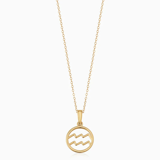18K goldene Sternzeichen Kette