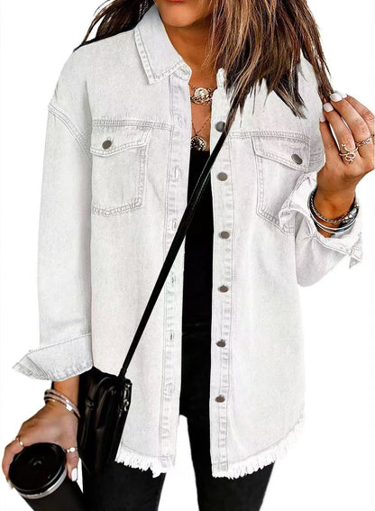 Katja™ | Klassische Jeansjacke