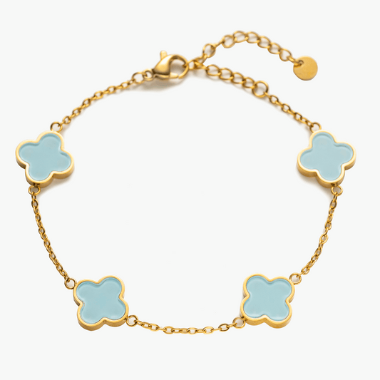 Baby Blue Clover Armband