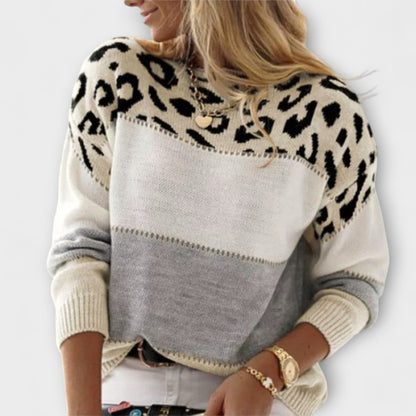Cheyenne - Lässiger Pullover mit Leo-Design