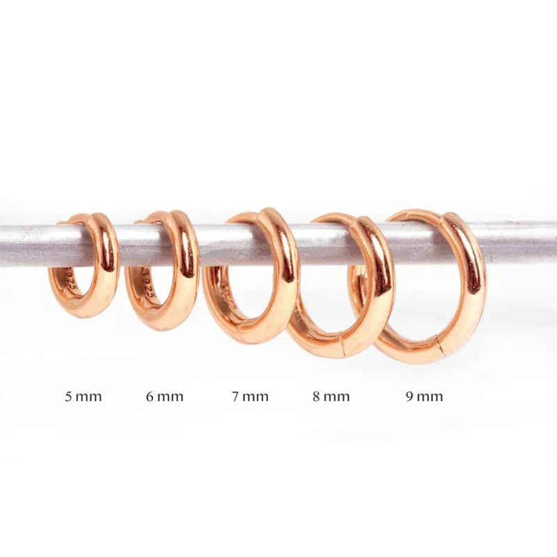 RHEA KLASSISCHE HOOPS – S925 SILBER