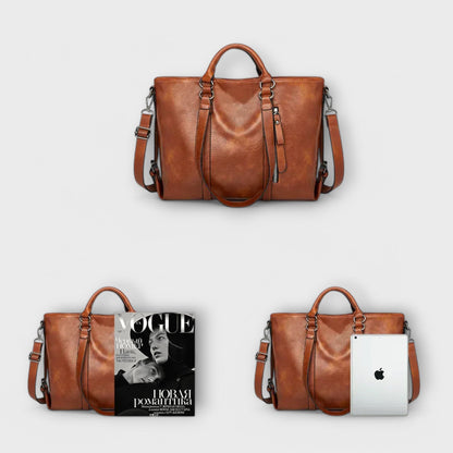 Kronenberg. - Große Ledertasche