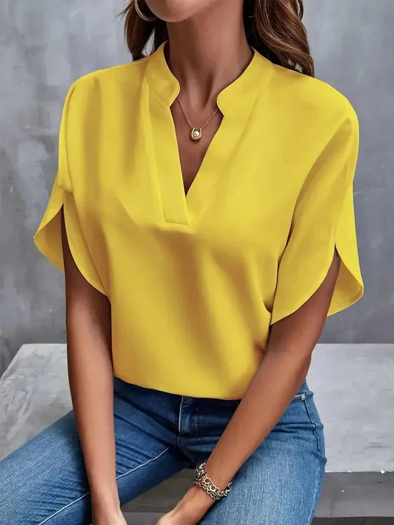 Inesa™ | V-Ausschnitt Bluse 1+1 GRATIS