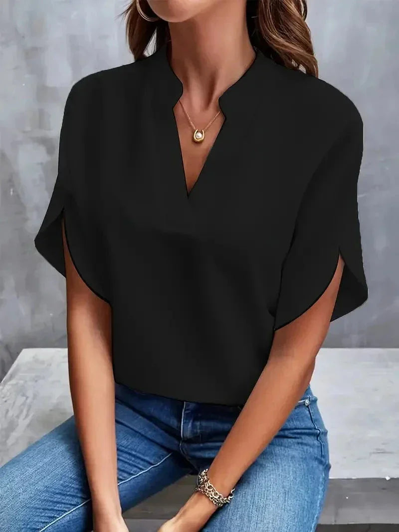 Inesa™ | V-Ausschnitt Bluse 1+1 GRATIS