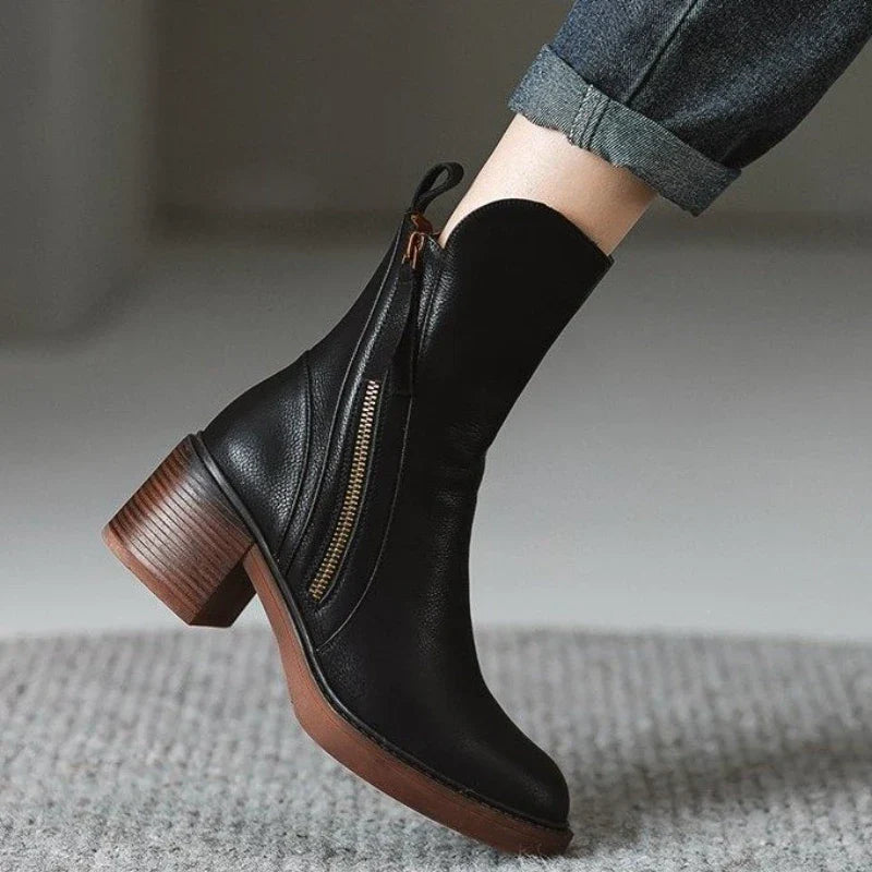 Grazia | Elegante Stiefeletten mit Blockabsatz