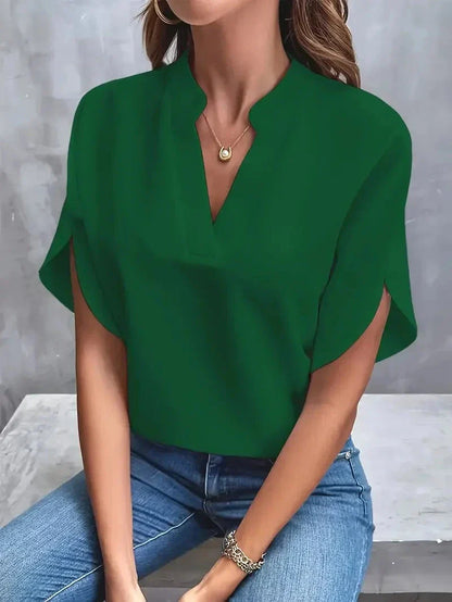 Inesa™ | V-Ausschnitt Bluse 1+1 GRATIS