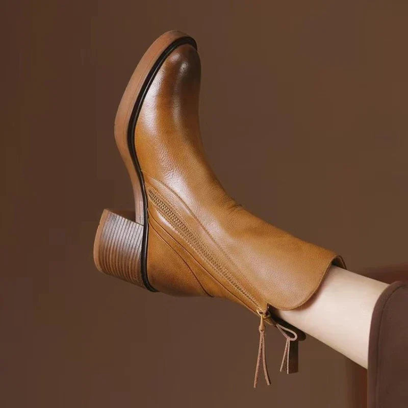 Grazia | Elegante Stiefeletten mit Blockabsatz