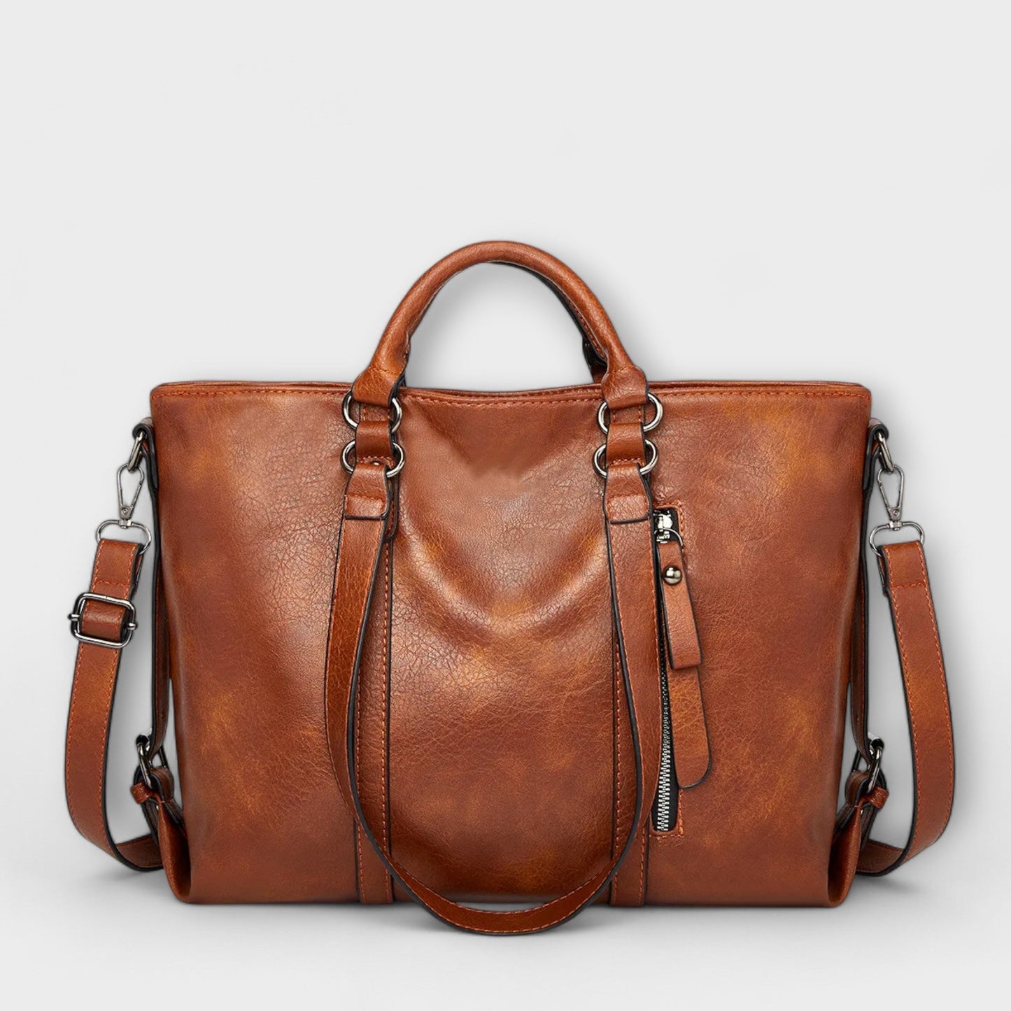 Kronenberg. - Große Ledertasche