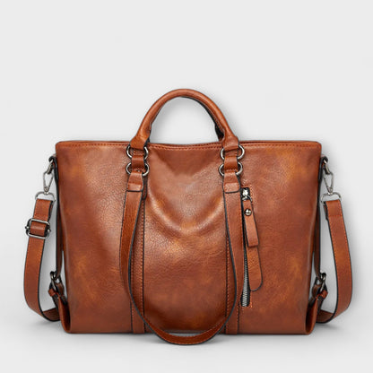 Kronenberg. - Große Ledertasche