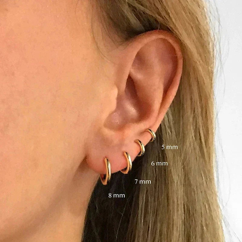 RHEA KLASSISCHE HOOPS – S925 SILBER