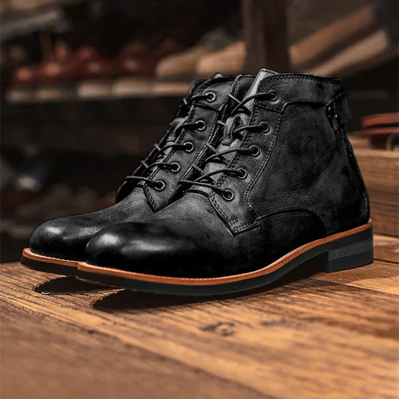 Fanum | Herren Retro Stiefel mit runder Spitze