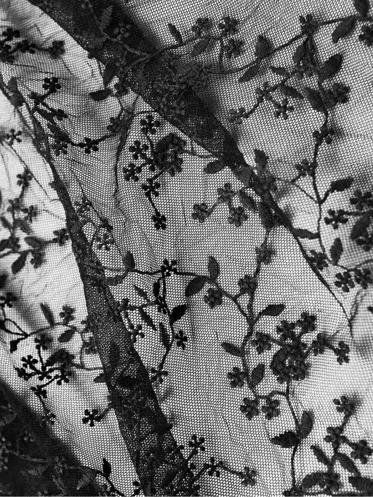 2PCS Schwarz 1950er Oktoberfest Dirndl Blumen Schnürung Kleid & Schürze