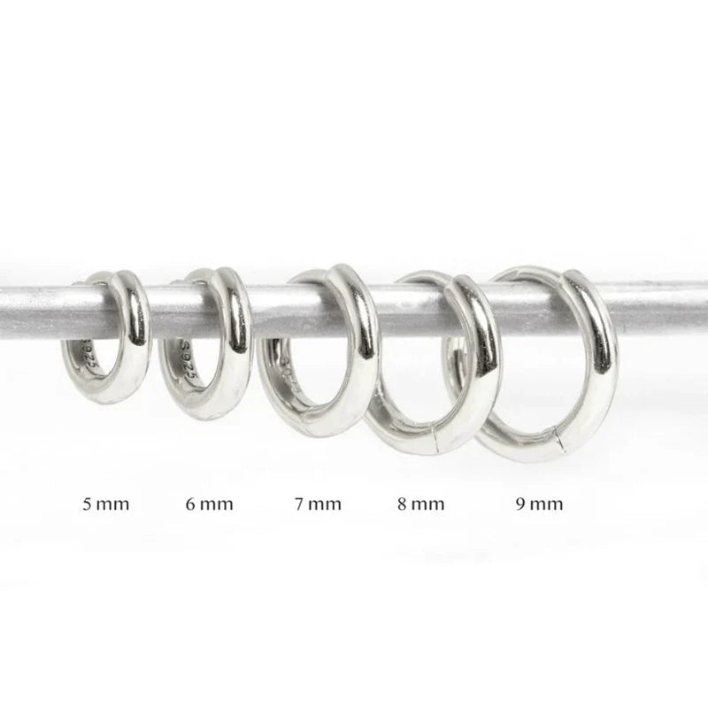RHEA KLASSISCHE HOOPS – S925 SILBER