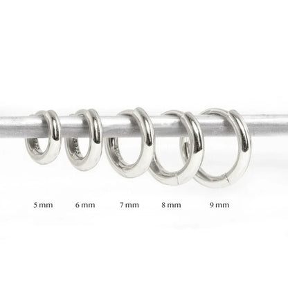 RHEA KLASSISCHE HOOPS – S925 SILBER