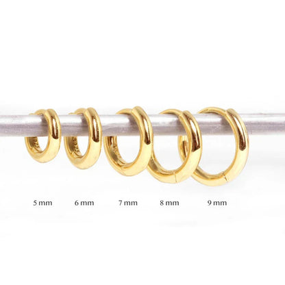 RHEA KLASSISCHE HOOPS – S925 SILBER