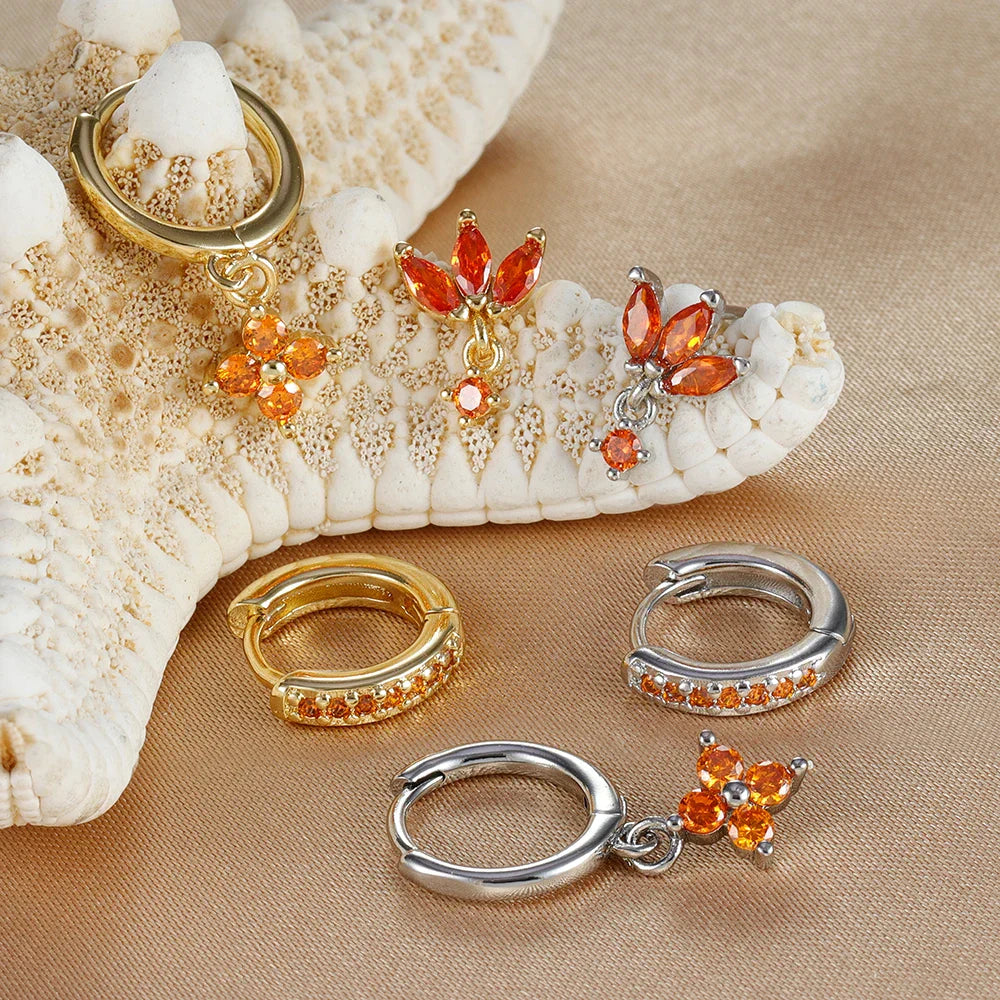 SUNPETAL OHRRINGSET