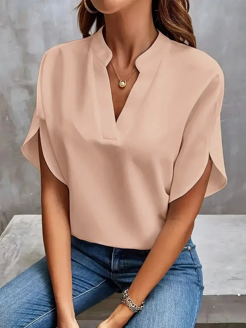 Inesa™ | V-Ausschnitt Bluse 1+1 GRATIS