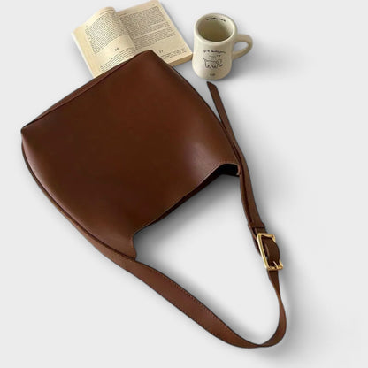 Kronenberg. – Elegante Lederschultertasche