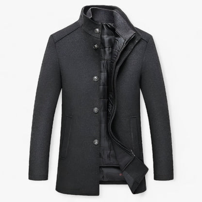 Alex | Lässiger Wolltrenchcoat