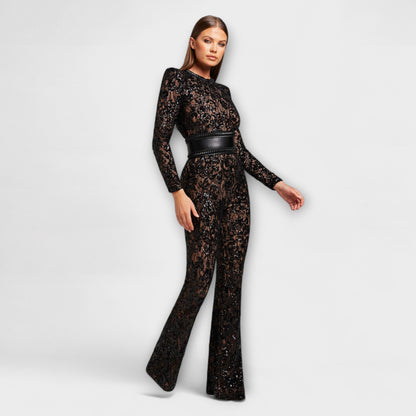 Theresia - Spitzen-Jumpsuit mit Korsett