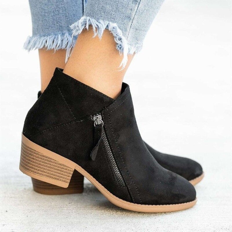 Amanda | Eleganter orthopädischer Wildleder-Stiefel