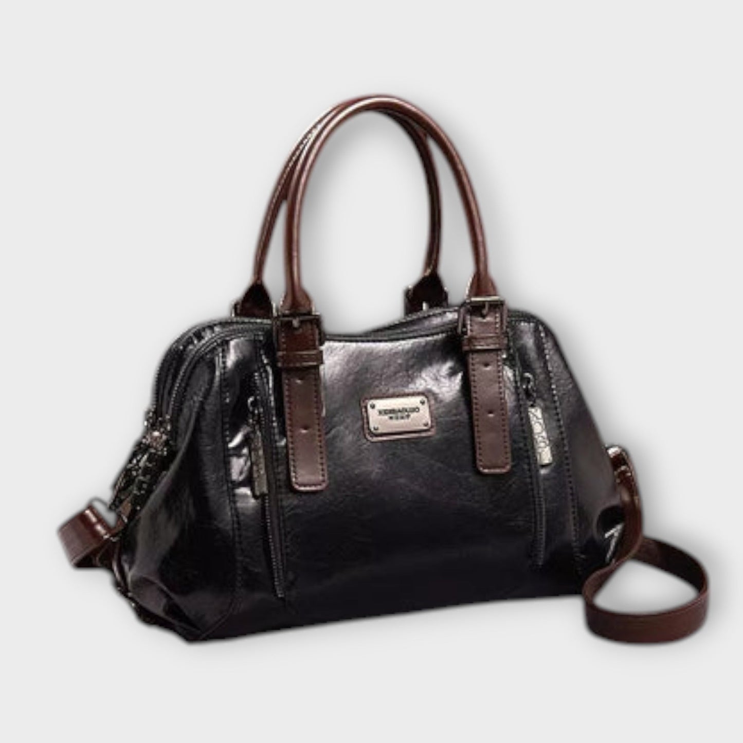 Kronenberg. - Elegante Vintage-Schultertasche