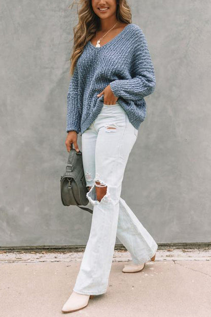 Yara™ | Eleganter Off-Shoulder Pullover
