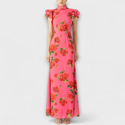 Luna - Maxikleid mit floralem Druck