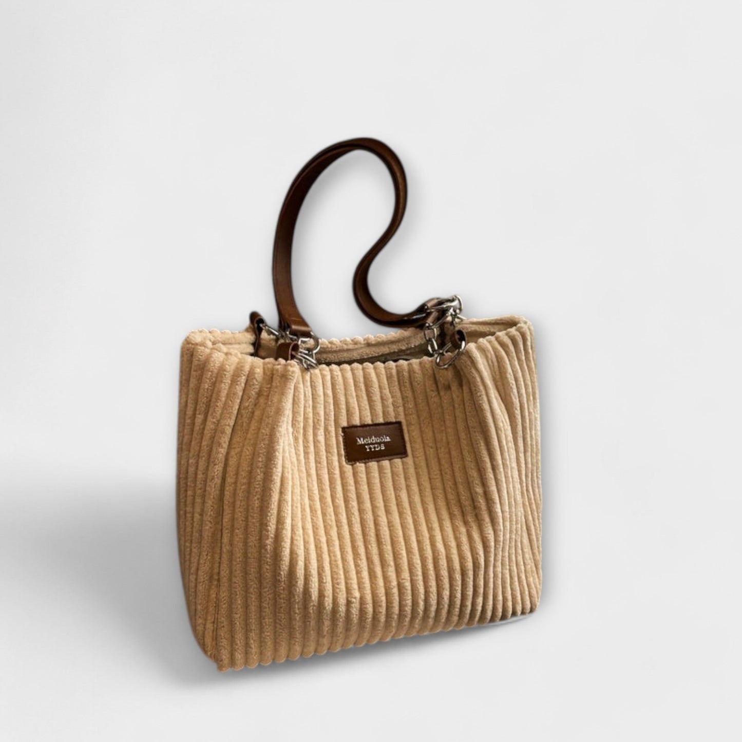 Kronenberg. - Weiche Cord-Schultertasche