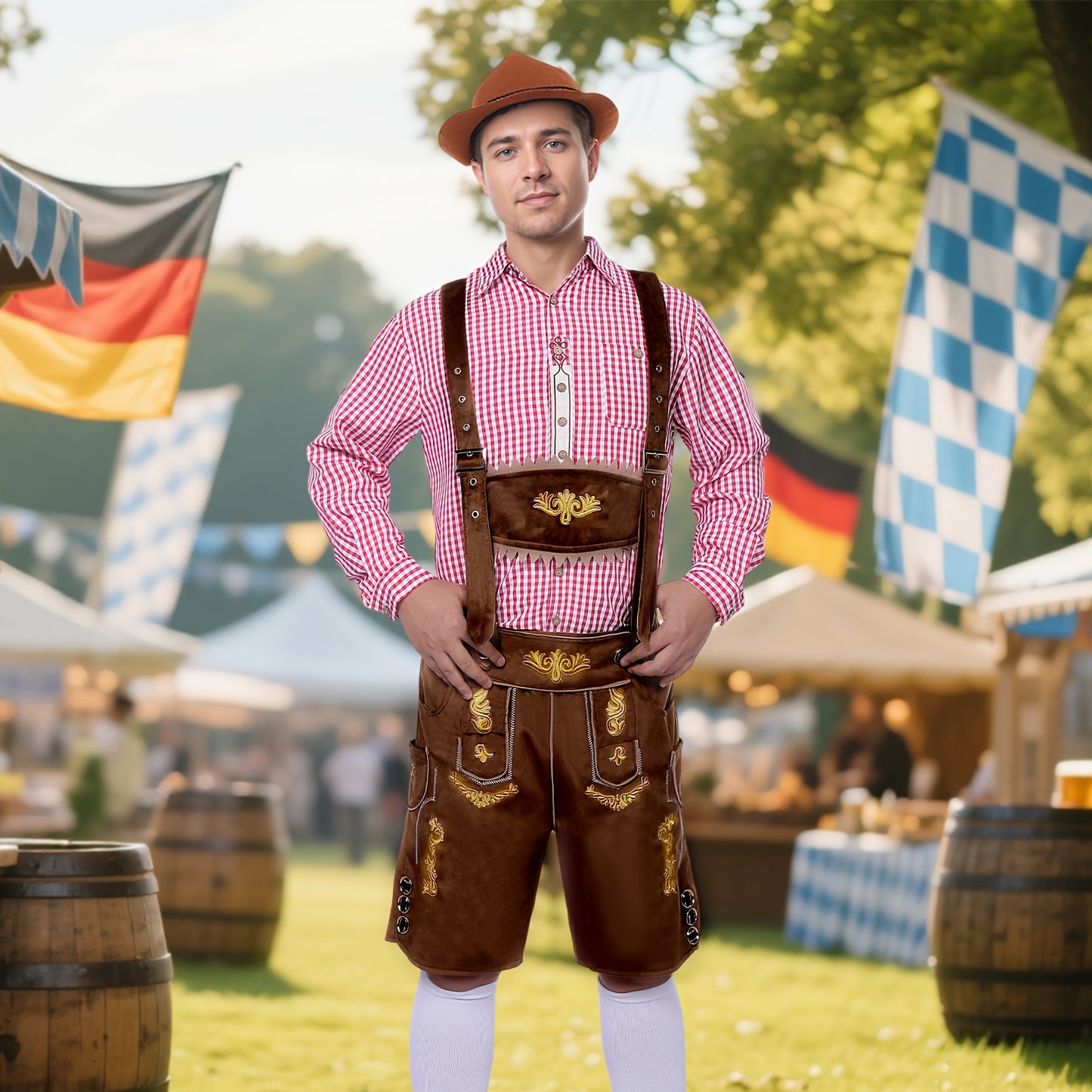 Oktoberfest Herren-Set „Bayerische Tradition“ – 3-teilig