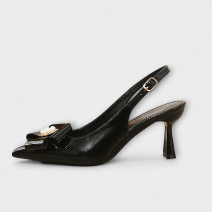 Rachel - Stiletto-Absätze mit Perlen-Schleifen-Detail