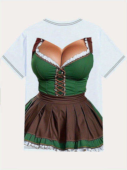 Oktoberfest T-Shirt – Dirndl Illusions-Design