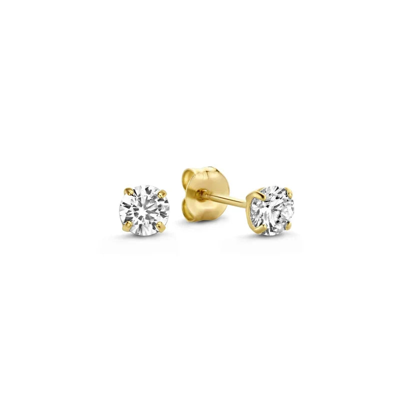 Diamanten Hänger Ohrringe