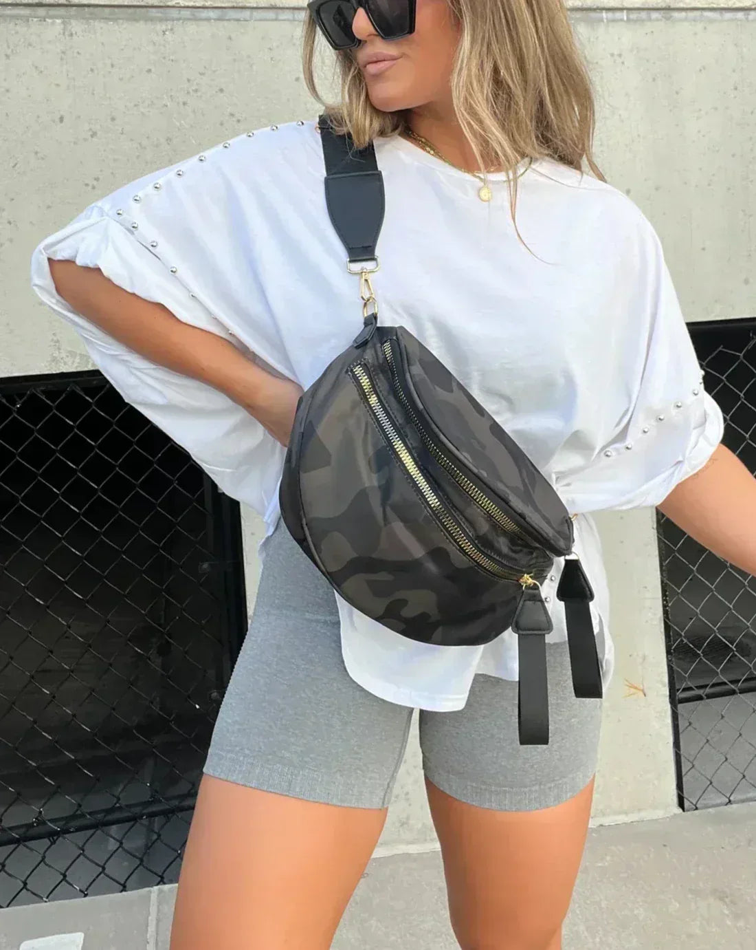 Bella™ | Oversized T-Shirt Mit Statement-Details