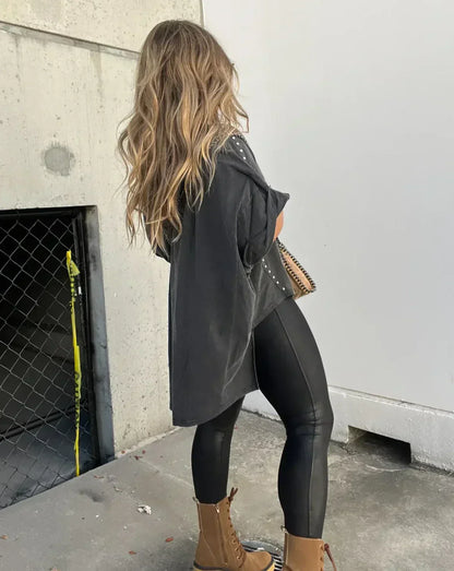 Bella™ | Oversized T-Shirt Mit Statement-Details