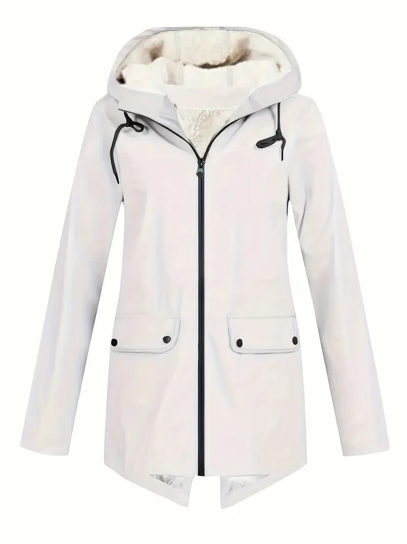 Aurora Luxe Parka – Damenjacke mit warmer Fellfütterung