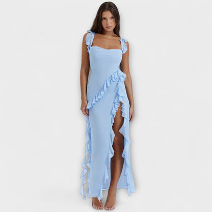Lara - Stilvolles Maxikleid mit Schlitz