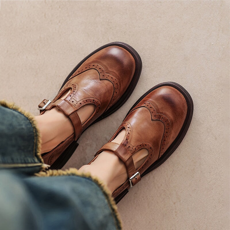 Elva | Elegante Mary Janes aus Leder