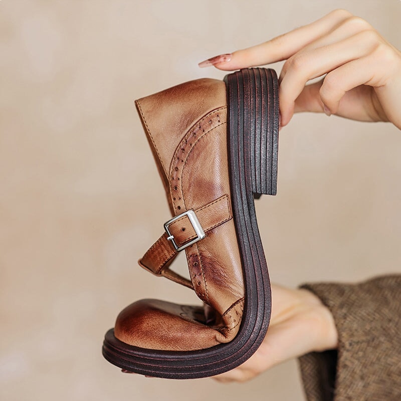 Elva | Elegante Mary Janes aus Leder