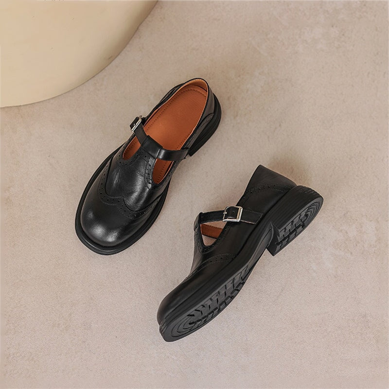 Elva | Elegante Mary Janes aus Leder