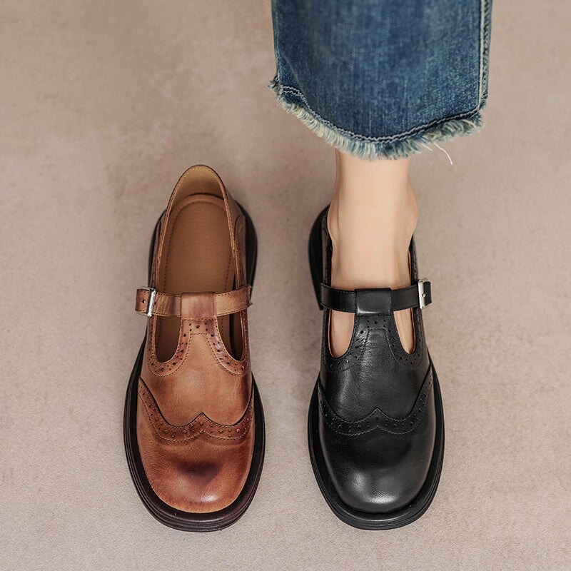 Elva | Elegante Mary Janes aus Leder